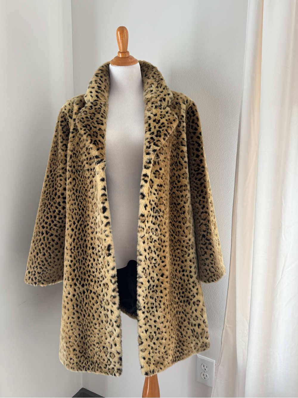 Vintage Worthington Leopard Print Coat